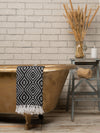 Laislabonita Turkish Peshtemal Towel Stockholm Black