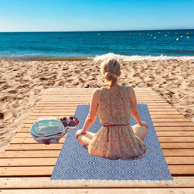 Laislabonita Turkish Peshtemal Towel Stockholm Blue