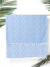 Laislabonita Turkish Peshtemal Towel Stockholm Blue
