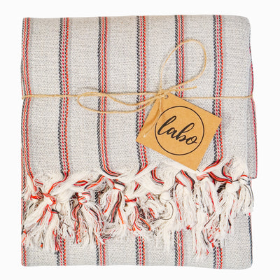 Laislabonita Turkish Peshtemal Towel Ibiza Grey