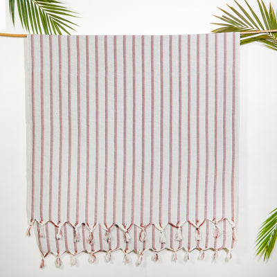 Laislabonita Turkish Peshtemal Towel Ibiza Grey