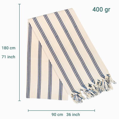 Laislabonita Turkish Peshtemal Towel Santorini Beige