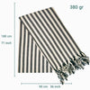Laislabonita Turkish Peshtemal Towel New York Black