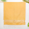 Laislabonita Turkish Peshtemal Towel Waffle Yellow