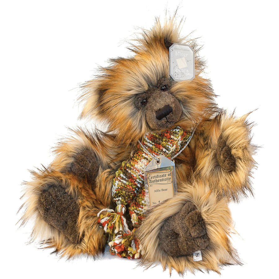 Silver Tag Bear Alfie | Limited edition collectible Silver Tag Bear by Suki - Gifted Products