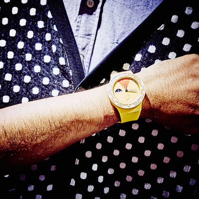 ATOP WORLD TIME WATCH YELLOW - Gifted Products