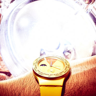 ATOP WORLD TIME WATCH YELLOW - Gifted Products
