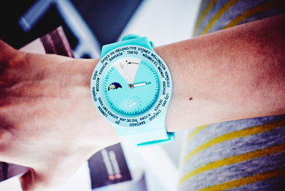 ATOP WORLD TIME WATCH BLUE - Gifted Products