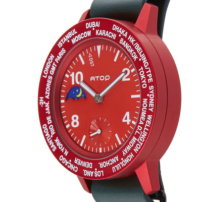 ATOP WORLD TIME WATCH AWA LEATHER SERIES - Gifted Products