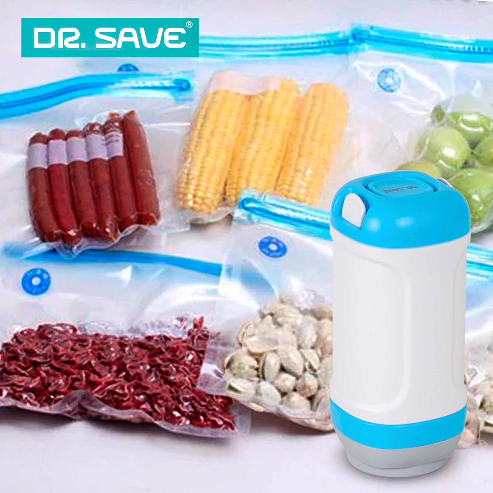 17pcs Reusable Bpa-free Vacuum Sealer Bags Set For Cooking/food