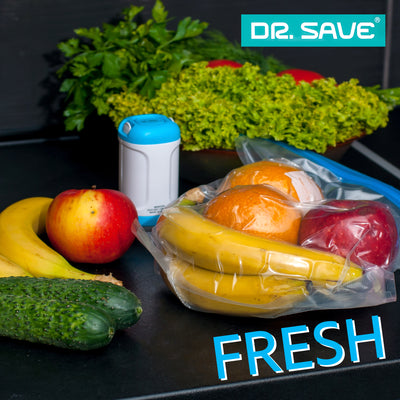 Dr. Save Vacuum Sealer for food with Reusable Food Bags Set - Gifted Products