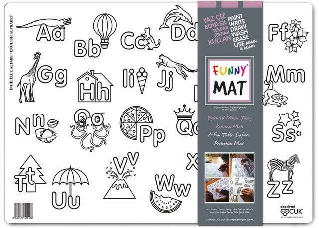 Funny Mat English Alphabet