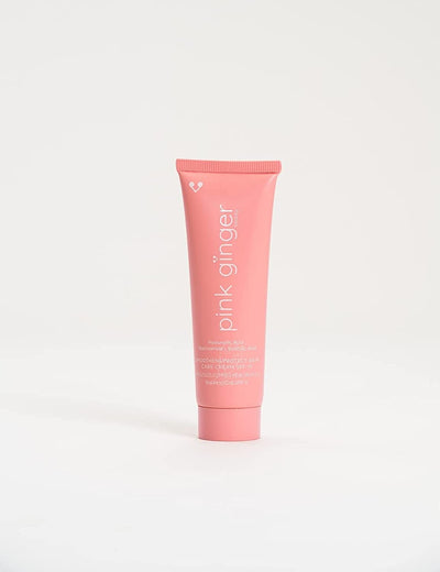 Pink Ginger Beauty  - Vegan Pink Clay Mask , Moisturizing Cream, Cealnsing Gel  Spatula - Gifted Products