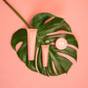 Pink Ginger Beauty  - Vegan Pink Clay Mask , Moisturizing Cream, Cealnsing Gel  Spatula - Gifted Products