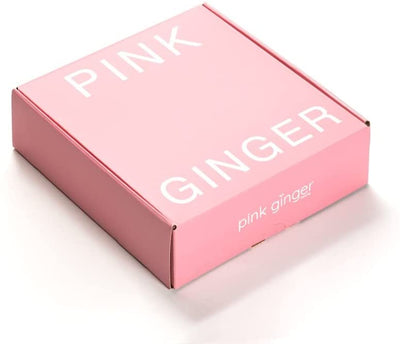 Pink Ginger Beauty  - Vegan Pink Clay Mask , Moisturizing Cream, Cealnsing Gel  Spatula - Gifted Products