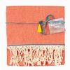 Laislabonita Turkish Peshtemal Towel Indigo Orange - Gifted Products