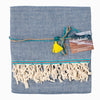 Laislabonita Turkish Peshtemal Towel Indigo Navy - Gifted Products