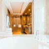 Exclusive 5 Star Hotel Turkish Cotton White Towel Set - (2 Bath Towels) - Gifted Products