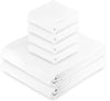 Exclusive 5 Star Hotel Turkish Cotton White Towel Set - (2 Bath Towels 4 Hand Towels) - Gifted Products
