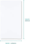 Exclusive 5 Star Hotel Turkish Cotton White Towel Set - (2 Hand Towels) - Gifted Products