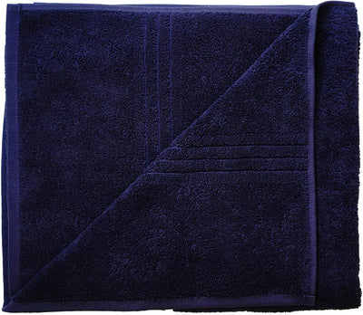 Exclusive 5 Star Hotel Turkish Cotton Navy Towel Set - (2 Bath Towels) - Gifted Products