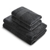 Exclusive 5 Star Hotel Turkish Cotton Grey Towel Set - (2 Bath Towels 2 Hand Towels) - Gifted Products