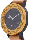 ATOP WORLD TIME WATCH AWA LEATHER SERIES AWA-BKGD-L03 - Gifted Products