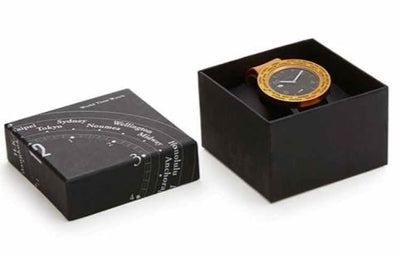 ATOP WORLD TIME WATCH AWA LEATHER SERIES AWA-BKGD-L03 - Gifted Products