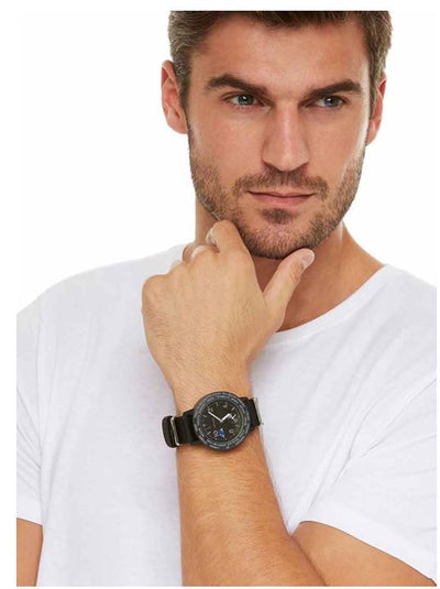 ATOP WORLD TIME WATCH BLACK AWA-11-C0102 - Gifted Products