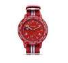 ATOP WORLD TIME WATCH RED AWA-05-C0910 - Gifted Products