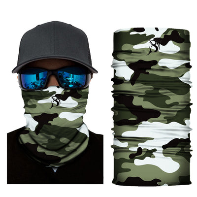 Bob Marlin Face Shield Neck Gaiter Bob Camo Green