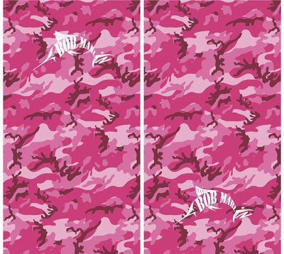 Bob Marlin Face Shield Neck Gaiter Camo Pink - Gifted Products