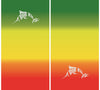 Bob Marlin Face Shield Neck Gaiter Rasta Flag - Gifted Products