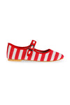 Red Striped Mary Jane by MOI London - Gifted Products