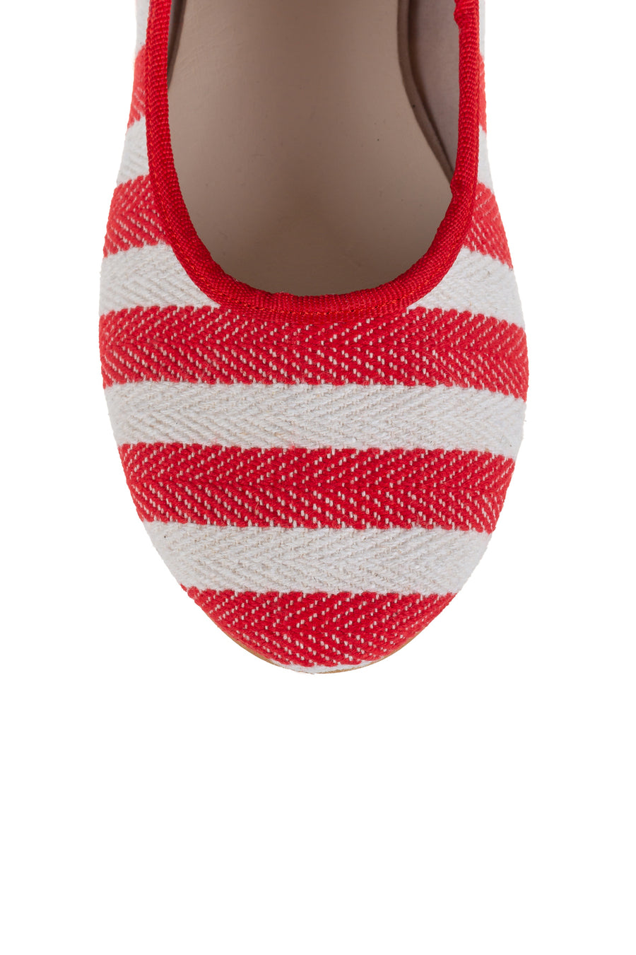 Red Striped Mary Jane by MOI London - Gifted Products