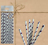 Paper Straw - White Heart - Gifted Products