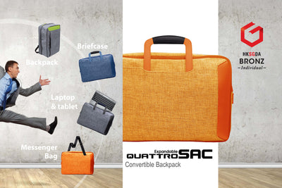 QUATTRO SAC LAPTOP BAG  | TITANIUM - Gifted Products