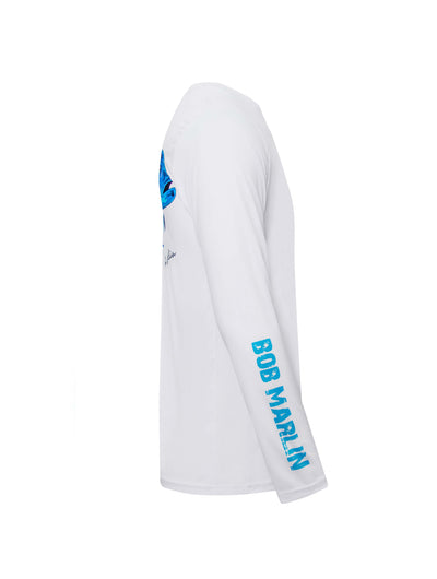 Bob Marlin Performance Shirt Adult Ocean GT White - Gifted Products