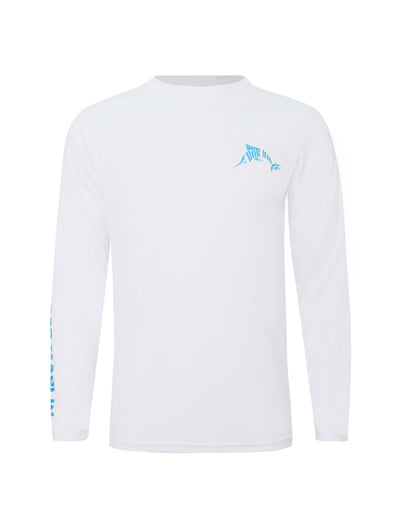 Bob Marlin Performance Shirt Adult Ocean GT White - Gifted Products