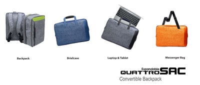 QUATTRO SAC LAPTOP BAG  | TITANIUM - Gifted Products