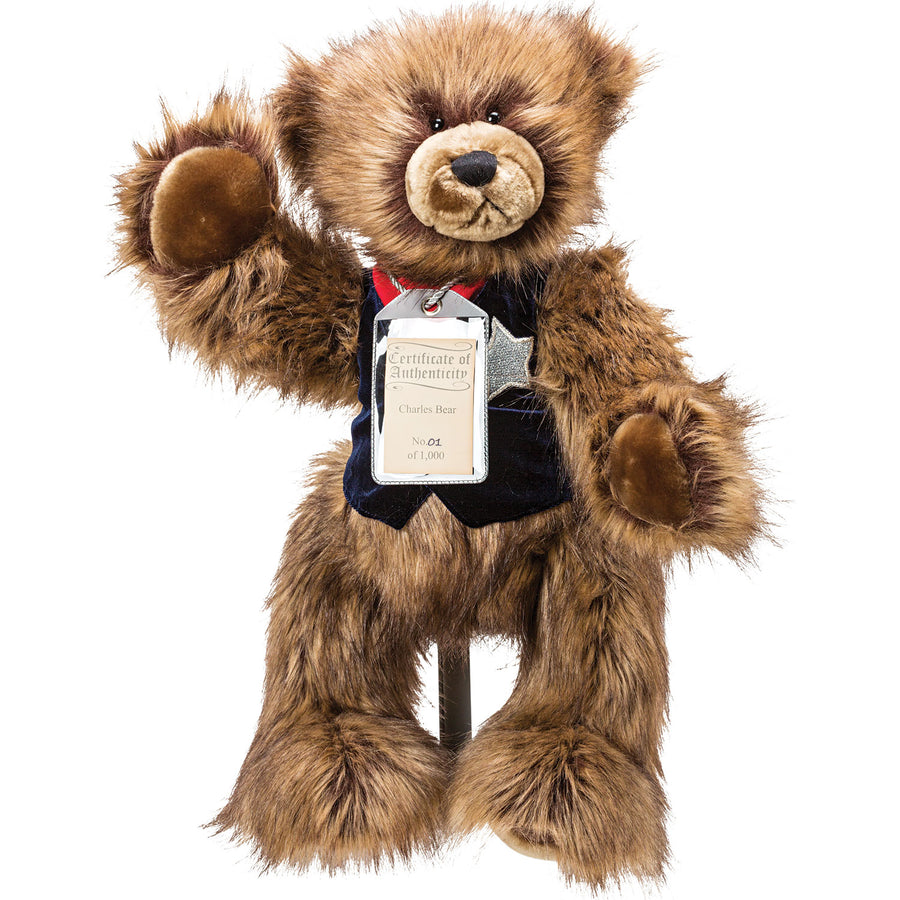 Silver Tag Bear Charles | Limited edition collectible Silver Tag Bear by Suki - Gifted Products