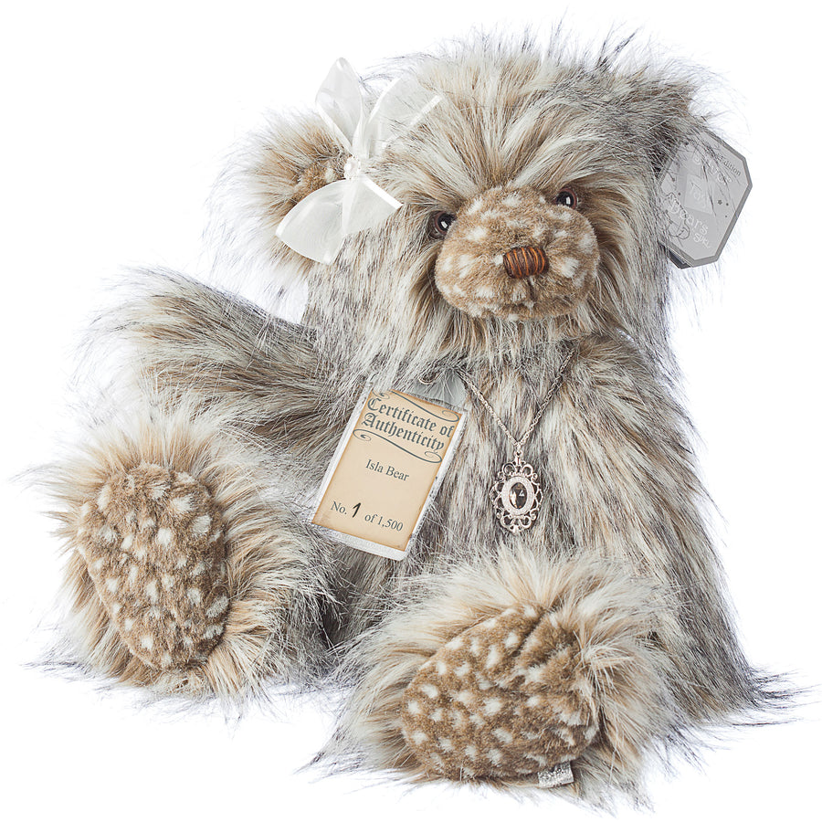 Silver Tag Bear Isla | Limited edition collectible Silver Tag Bear by Suki - Gifted Products