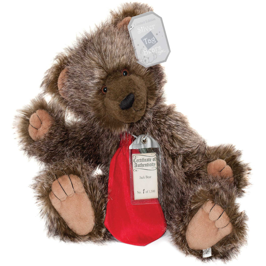 Silver Tag Bear Jack | Limited edition collectible Silver Tag Bear by Suki - Gifted Products
