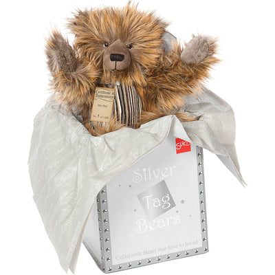 Silver Tag Bear Jake | Limited edition collectible Silver Tag Bear by Suki - Gifted Products