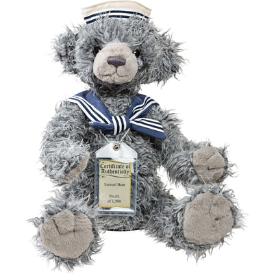 Silver Tag Bear Samuel | Limited edition collectible Silver Tag Bear by Suki - Gifted Products