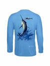 Bob Marlin Performance Shirt Adult Bazaruto Blue - Gifted Products