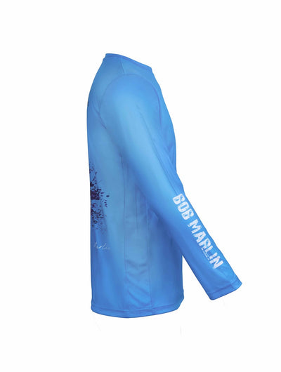 Bob Marlin Performance Shirt Adult Bazaruto Blue - Gifted Products