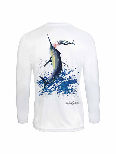 Bob Marlin Performance Shirt Adult Bazaruto White - Gifted Products