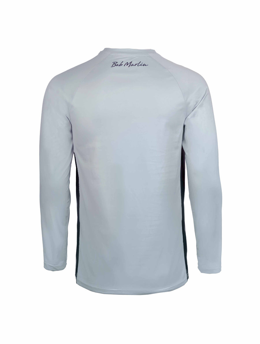Bob Marlin Performance Shirt Adult BM Grey - Gifted Products