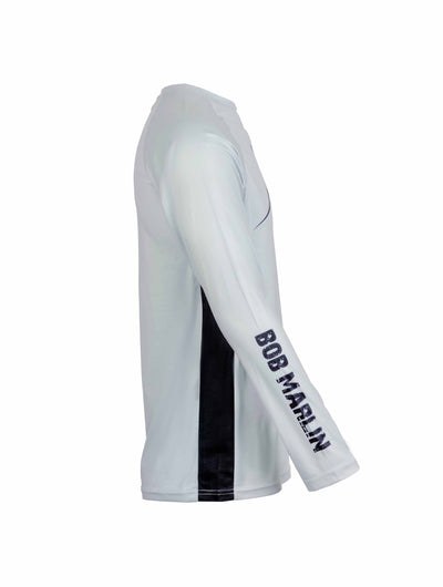 Bob Marlin Performance Shirt Adult BM Grey - Gifted Products